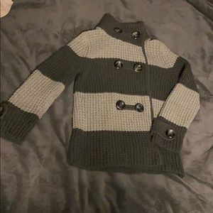 Chunky Double Breasted Sweater